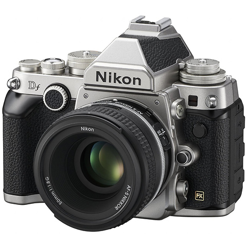 Df Digital SLR Camera with 50mm f/1.8 Lens (Silver) Image 0