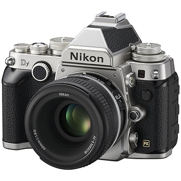 Df Digital SLR Camera with 50mm f/1.8 Lens (Silver)