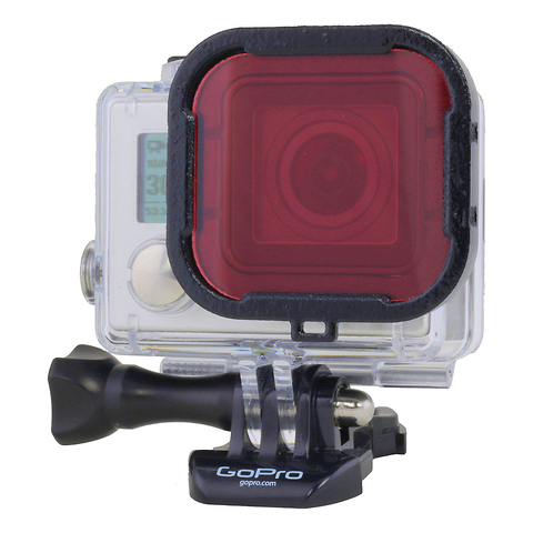 Magenta Glass Dive Filter for GoPro HERO3+ Housing Image 1