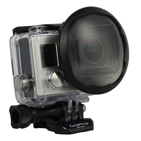 Macro Lens for GoPro HERO3+ Waterproof Housing Image 1