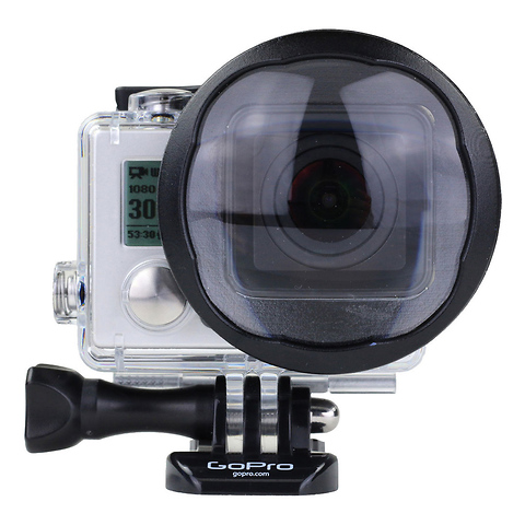 Macro Lens for GoPro HERO3+ Waterproof Housing Image 2