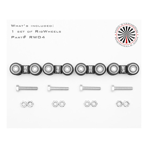 Camera Slider Dolly RigWheels (4-Pack) Image 2