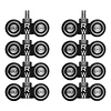 RW08 Camera Slider / Dolly RigWheels (8-Pack) Thumbnail 1