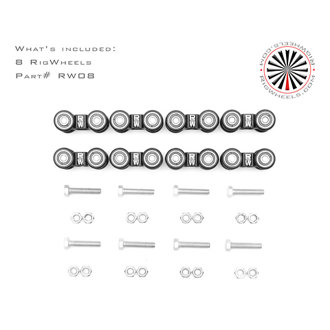 RW08 Camera Slider / Dolly RigWheels (8-Pack) Image 2