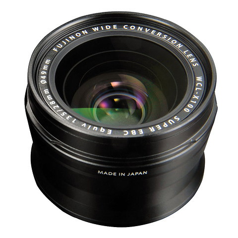 WCL-X100 Wide-Angle Conversion Lens for X100 Camera (Black) Image 0