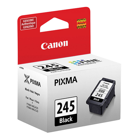 PG-245 Black Ink Cartridge for the PIXMA MG2420 and MG2520 Printers Image 0