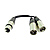 High Grade XLR Female to Dual Males Y Cable (6.5 In. Long)