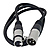 Microphone Cable Male to Female XLR (1.5 ft. Long)