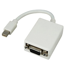 Mini DisplayPort Male to VGA Female Adapter Cable Image 0