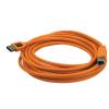 Pro SuperSpeed USB 3.0 Male A to Male B 15 ft. Cable (Orange) Thumbnail 0
