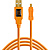 15 ft. TetherPro USB 2.0 Type-A Male to Mini-B Male Cable (Orange)