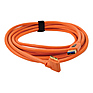 15 ft. TetherPro USB 3.0 Male A to Micro-B Right Angle Cable (Orange)