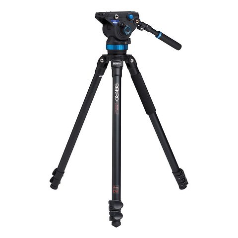 S8 Pro Video Head and 3 AL Tripod Kit Image 0