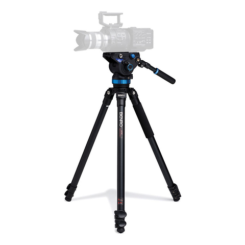 S8 Pro Video Head and 3 AL Tripod Kit Image 6