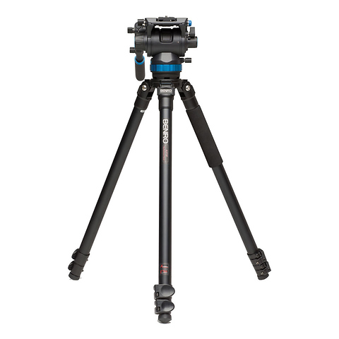 S8 Pro Video Head and 3 AL Tripod Kit Image 1