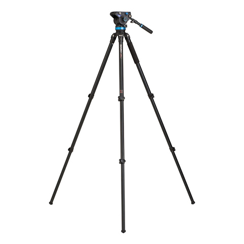 S8 Pro Video Head and 3 AL Tripod Kit Image 2