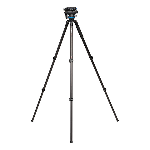 S8 Pro Video Head and Series 3 CF Tripod Kit Image 3