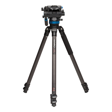 S8 Pro Video Head and Series 3 CF Tripod Kit Image 1