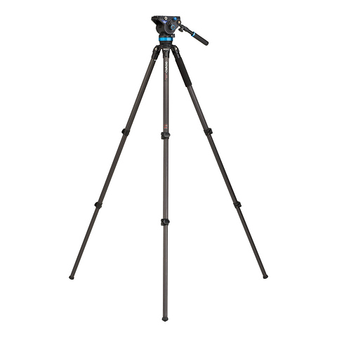 S8 Pro Video Head and Series 3 CF Tripod Kit Image 2