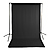 5 x 9ft Economy Background Support Stand w/Black Backdrop - Open Box