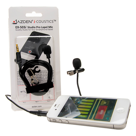 i-Coustics Smartphone Omni-Directional Lavalier Microphone Image 3