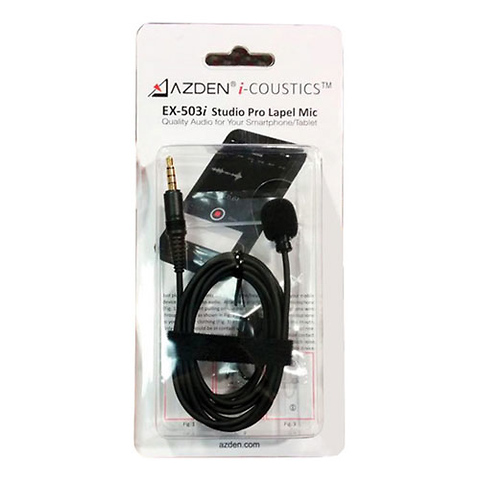 i-Coustics Smartphone Omni-Directional Lavalier Microphone Image 1