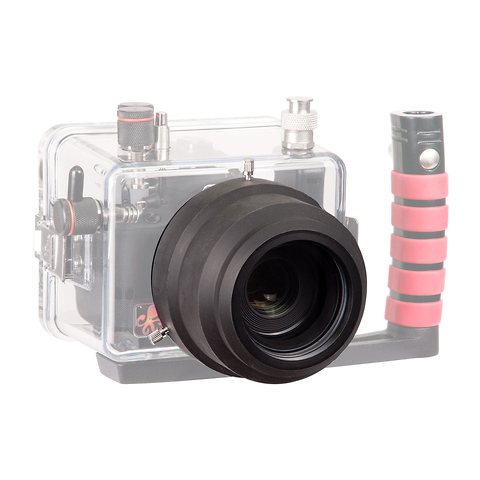 60mm Flat Port for Canon EOS Rebel SL1 Underwater Housing Image 0