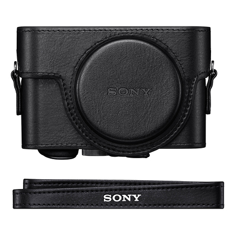 Premium Jacket Case for Cyber-shot RX100, RX100 II, RX100 III (Black) - FREE GIFT with Qualifying Purchase Image 2