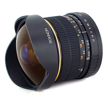 8mm Ultra Wide Angle f/3.5 Fisheye Lens for Canon EF Mount