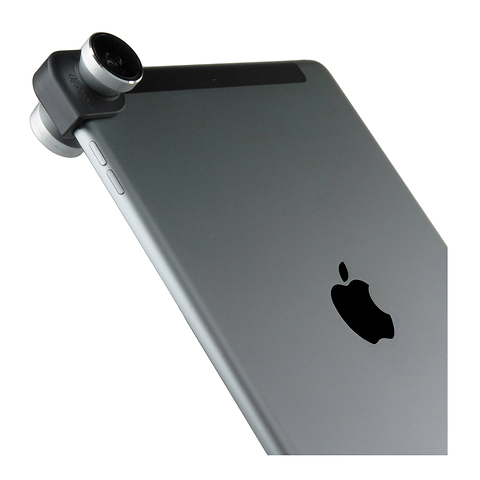 4-in-1 Photo Lens for iPad Air, iPad mini (Silver Lens / Black Clip) Image 2