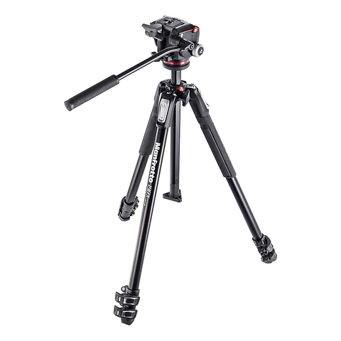 190X3 Three Section Tripod with MHXPRO-2W Fluid Head Image 0