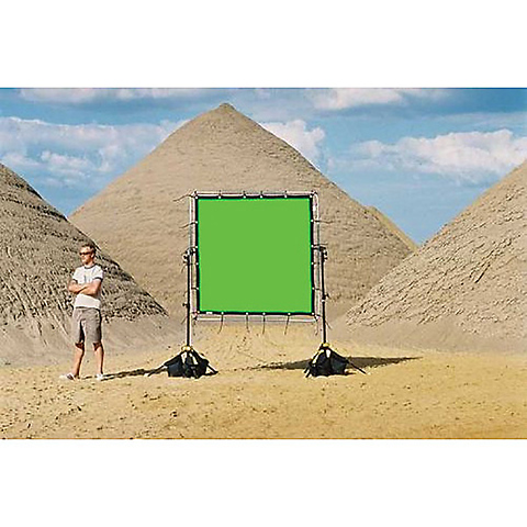 Chroma-key Green Screen for Sun-Scrim (6x6ft.) Image 0