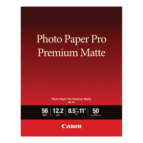 Pro Premium Matte Photo Paper (8.5 x 11 In., 50 Sheets) Image 0