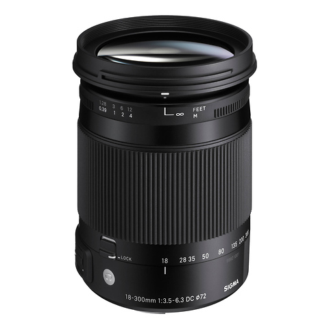 18-300mm f/3.5-6.3 DC HSM OS Macro Zoom Contemporary Lens for Canon EF Image 0
