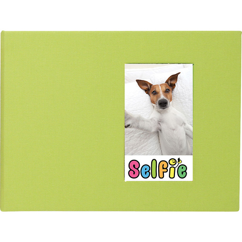 Selfie Photo Album for Instax Photos - Large (Lime Green) Image 0