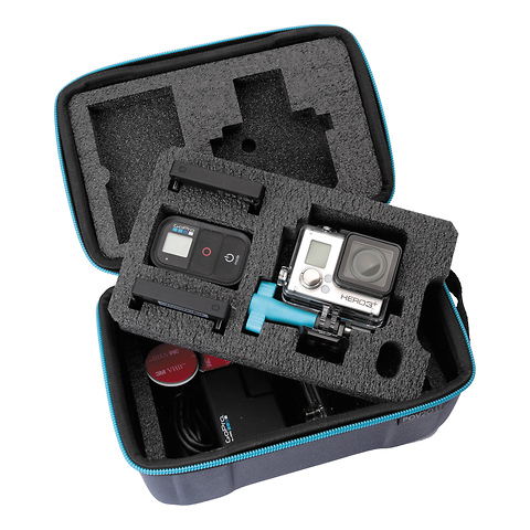 POV20 LT Flexible Case for GoPro Camera and Accessories (Blue/Gray) Image 1