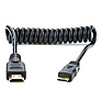 Full HDMI to Mini HDMI Coiled Cable (11.8-17.7
