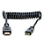 Full HDMI to Mini HDMI Coiled Cable (11.8-17.7