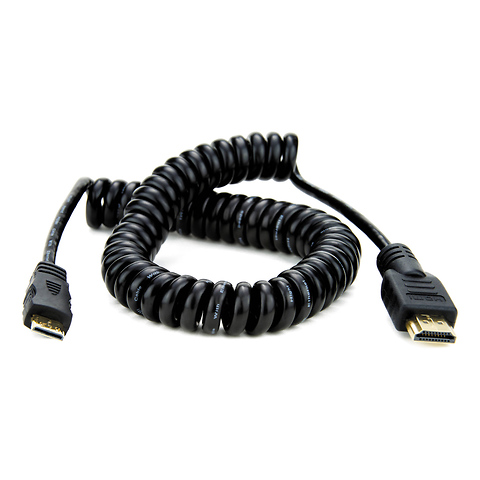 Full HDMI to Mini HDMI Coiled Cable (19.7-25.6