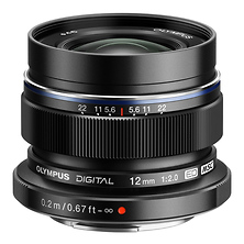 M. Zuiko Digital ED 12mm f/2.0 Lens (Black) Image 0