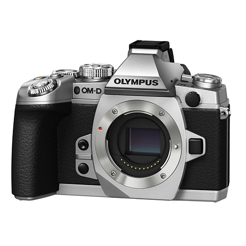 OM-D E-M1 Micro Four Thirds Digital Camera Body - Silver (Open Box) Image 2