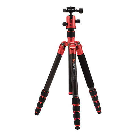 RoadTrip Carbon Fiber Travel Tripod Kit (Red) Image 0