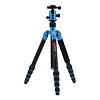 GlobeTrotter Aluminum Travel Tripod Kit (Blue) Thumbnail 0