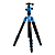 GlobeTrotter Aluminum Travel Tripod Kit (Blue)