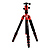 GlobeTrotter Aluminum Travel Tripod Kit (Red)