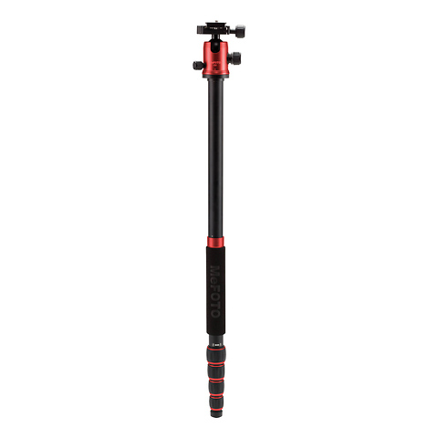 GlobeTrotter Aluminum Travel Tripod Kit (Red) Image 3