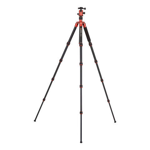 GlobeTrotter Aluminum Travel Tripod Kit (Red) Image 1