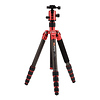 GlobeTrotter Carbon Fiber Travel Tripod Kit (Red) Thumbnail 0