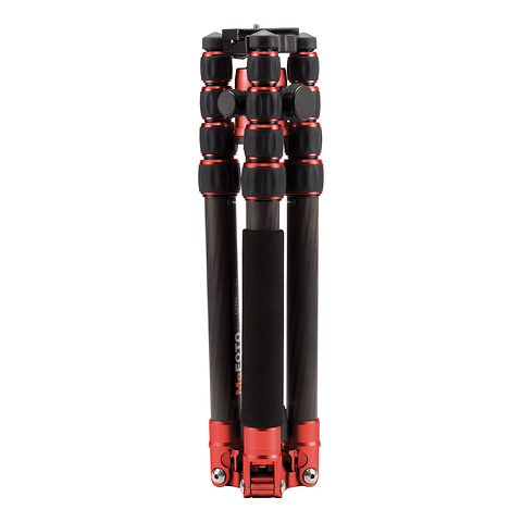 GlobeTrotter Carbon Fiber Travel Tripod Kit (Red) Image 3