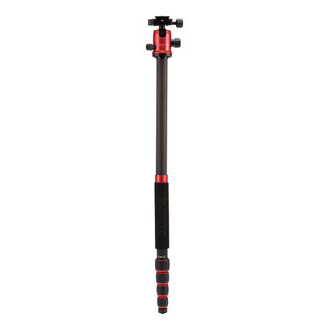 GlobeTrotter Carbon Fiber Travel Tripod Kit (Red) Image 4